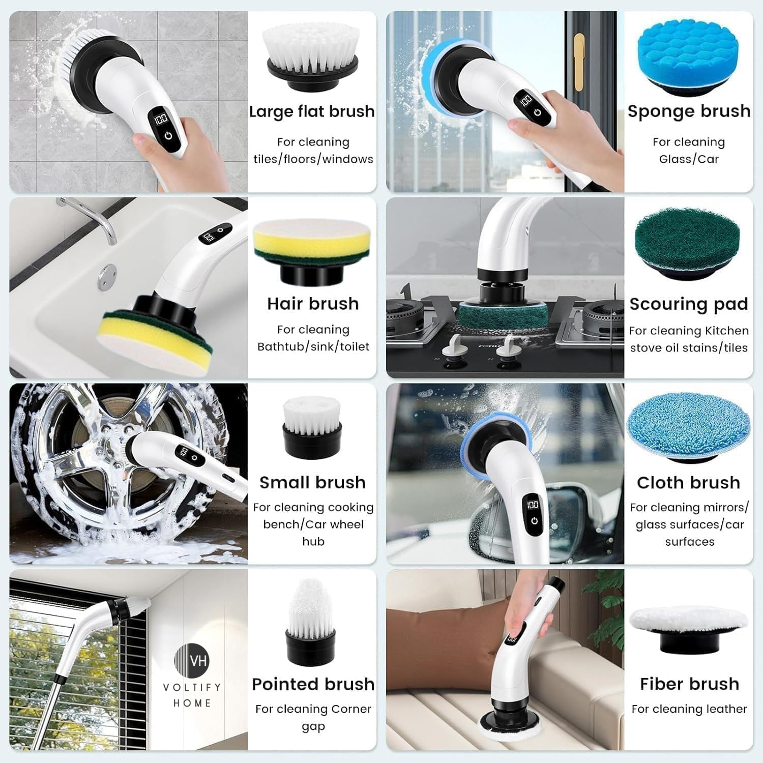 Voltify™ UltraScrub Electric Spin Scrubber