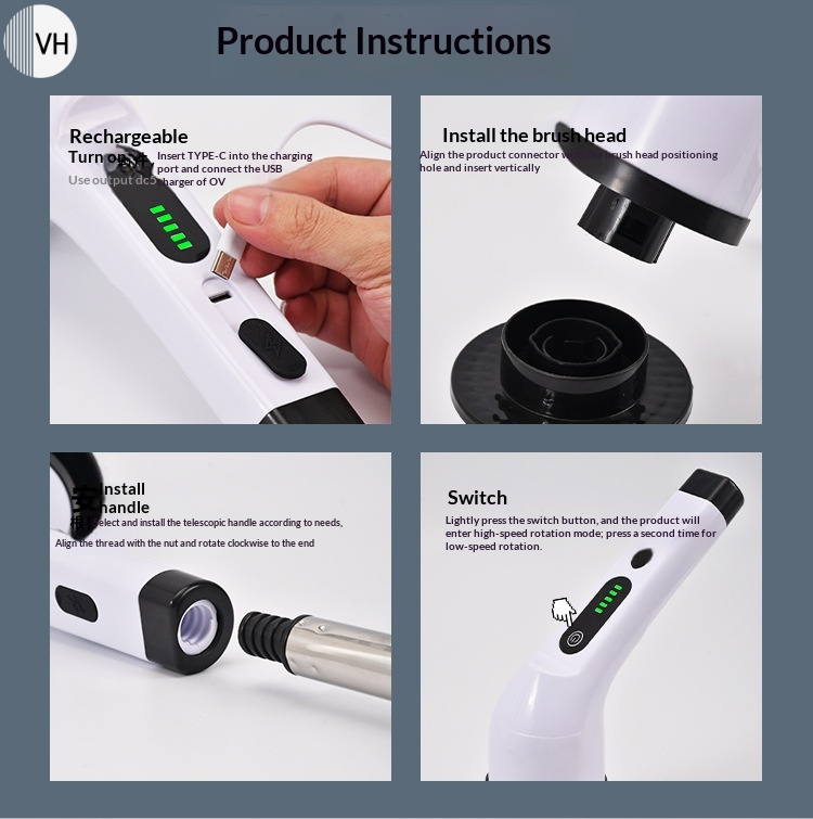 Voltify™ UltraScrub Electric Spin Scrubber