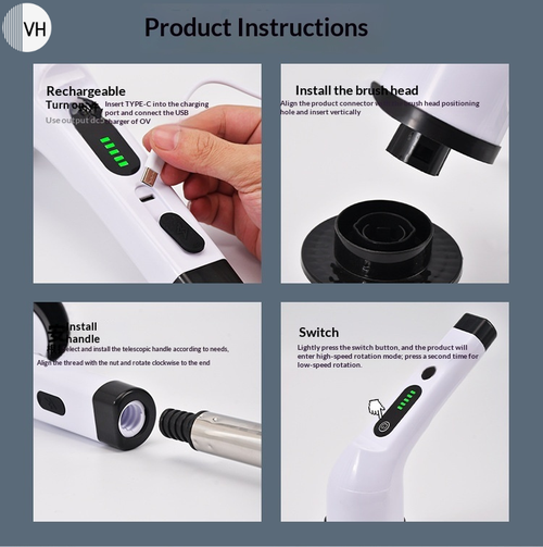 Voltify™ UltraScrub Electric Spin Scrubber