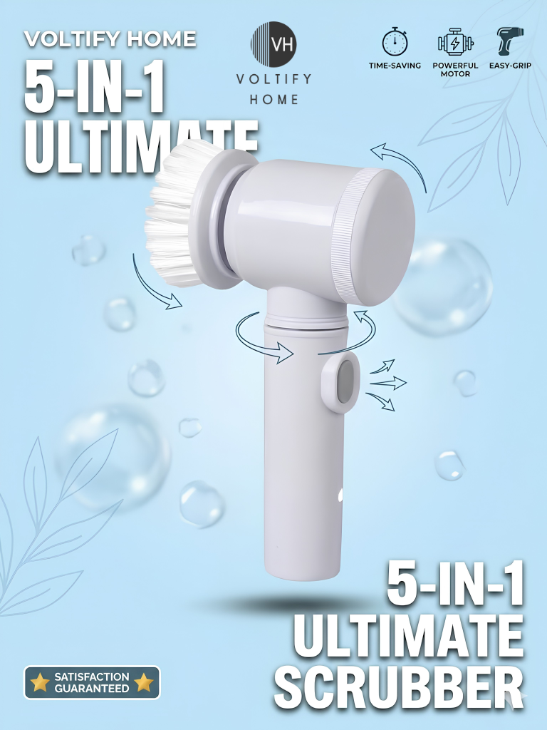 Brosse de Nettoyage Électrique Multifonctionnelle Voltify™ Ultra Power Scrubber